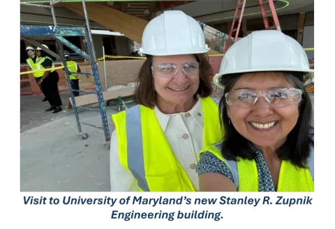 Julie Hohl and Jane Riddle at University of Marilyn